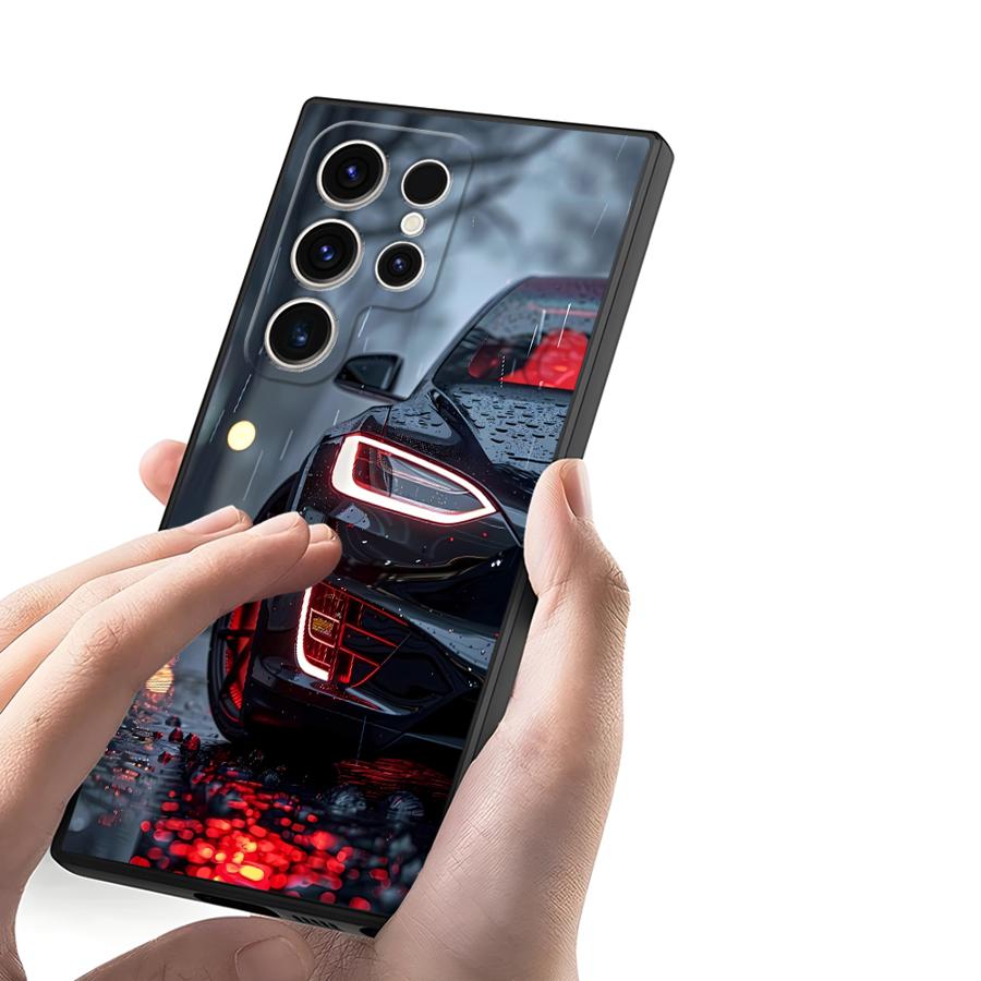 Case for Samsung Galaxy S26 S25 S10 S9 S24 Plus S21 FE S23 Note 20 8 9 10 S26 S20 Ultra Funda Phone Cover Cool Car Lights