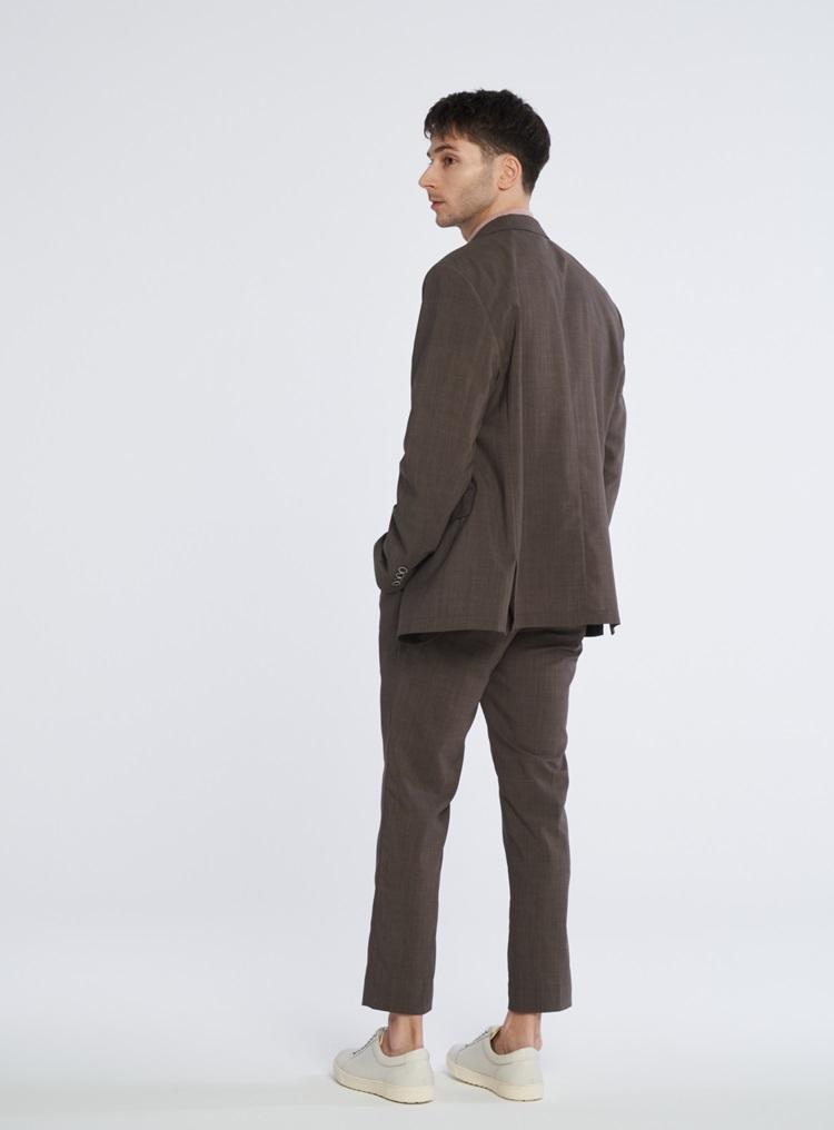 Comspace1980 [M~5Xl] Loose Fit Setup Blazer [Brown]