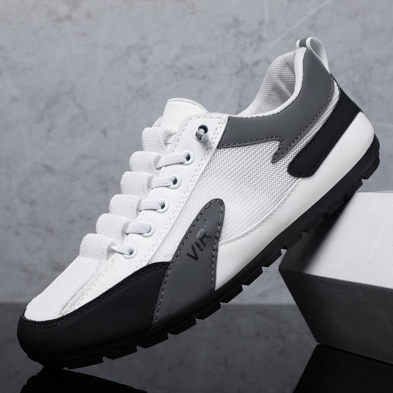 Summer Casual Shoes Men's Trend Mesh Breathable One-pedal Versatile Breathable Cloth Shoes