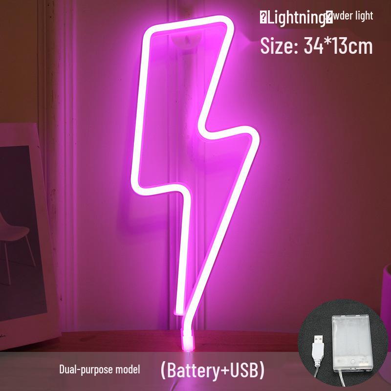 Trendy LED Neon Night Light Sign for Wall Décor