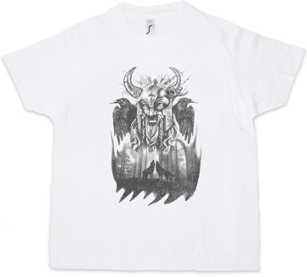 ODHIN VIII Kids Boys T-Shirt Valhalla Vikings Odhin Odin Thor German God- 110