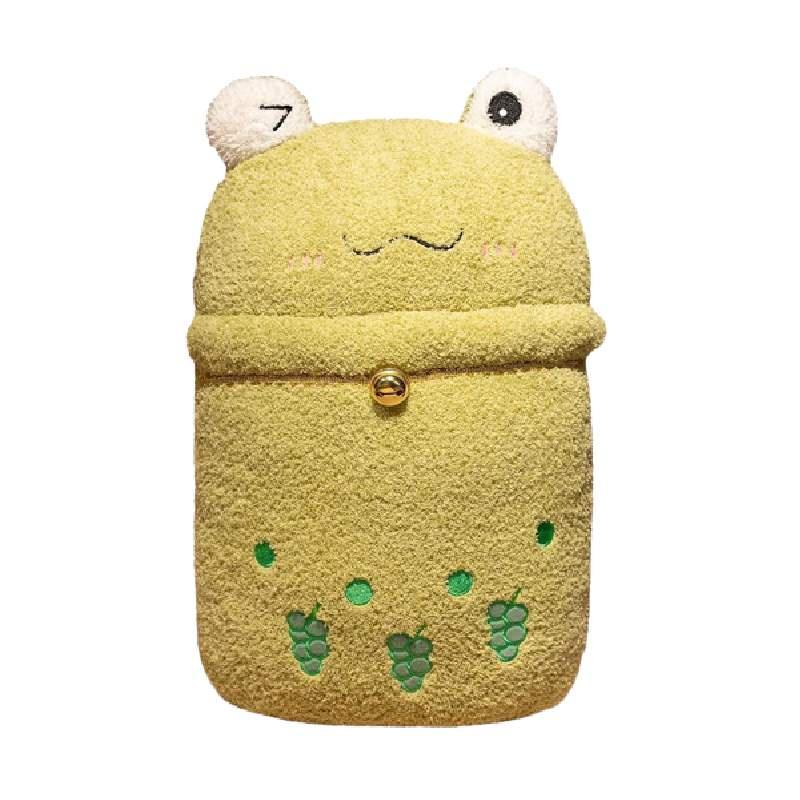 New Cartoon Animal Milk Tea Plush Pillow Blanket Two-in-one Blanket For Warmth And Comfort Perfect For Girls' Sleep Panda Design