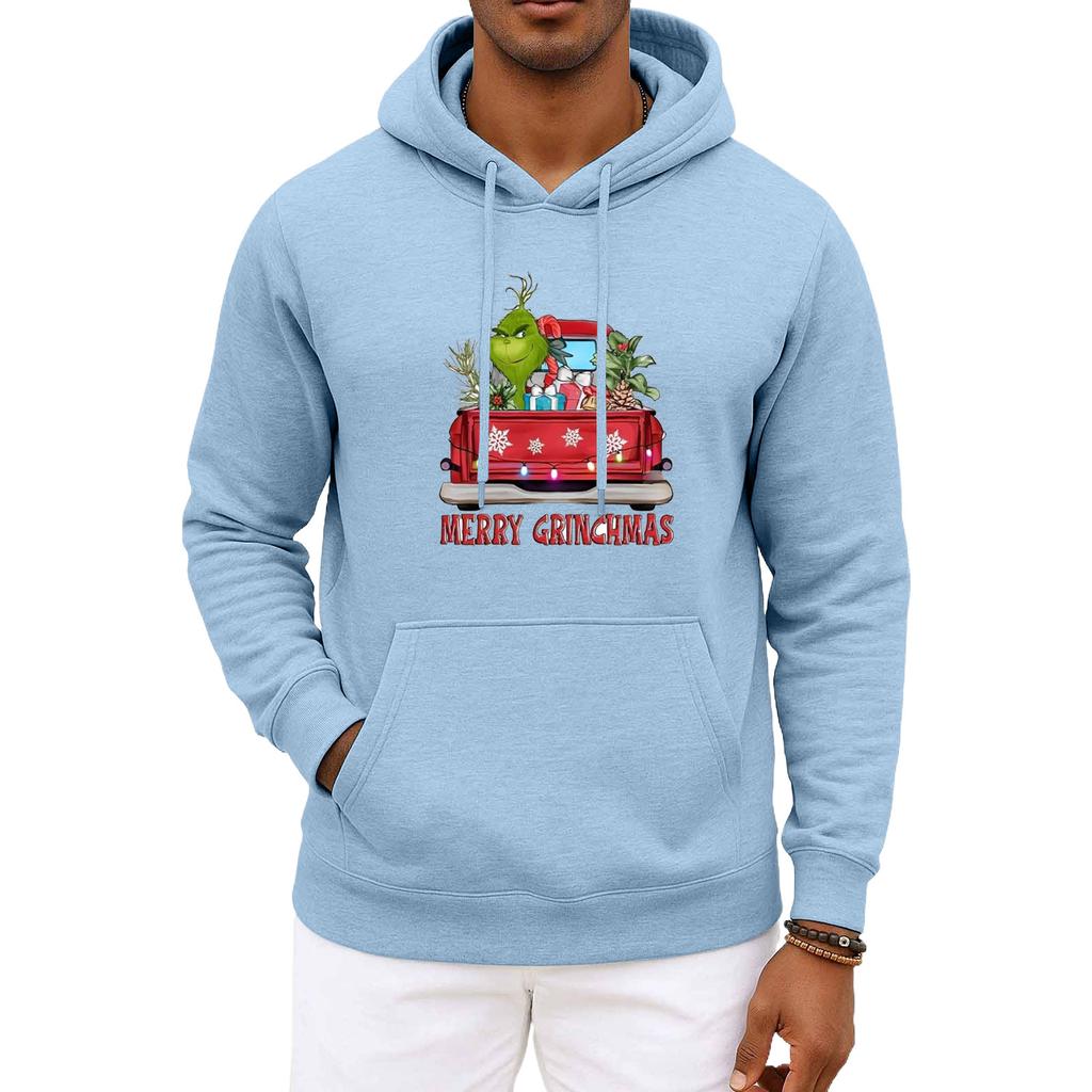 Pánská A Dámská Vánoční Mikina S Kapucí A Dlouhým Rukávem