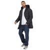 BRAVE SOUL Mens Hooded Long Length Padded Jacket