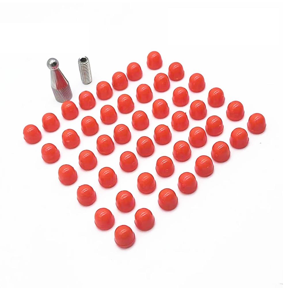 50PCS Dent Reparatur Werkzeuge Knock Down Kopf Ersatz Mit Köpfe Abdeckung Paintless Auto Dent Reparatur Hand Werkzeug Zubehör