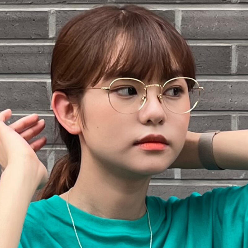 SBKA Graph-C03 Gold Rim Glasses Frame (Blue Light Blocking)