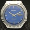 POUŽITÉ VINTAGE SEIKO 5 AUTOMATIC 7009A JAPONSKO PÁNSKÉ D/D BLUE HODINKY 604-a314010-9 SKU604-a314010