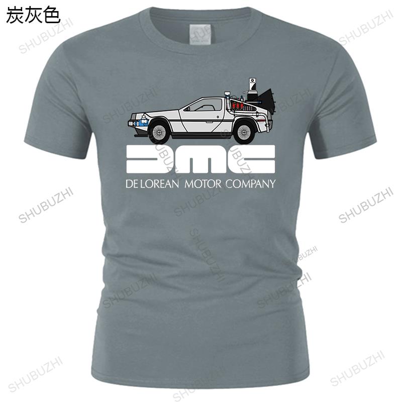 Cotton Vintage Tshirt Men Summer Tees Brand Clothing DMC DELOREAN MOTOR COMPANY Unisex Loose Casual Tops Teeshirt Gifts