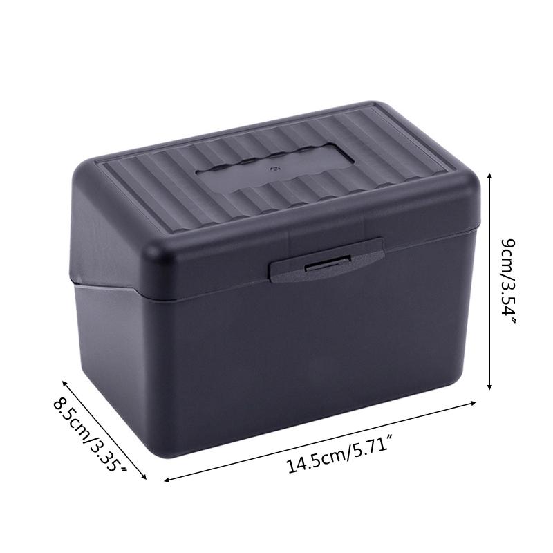 Notes Card Storage for Case Holds Up 300 Cards for 3 X 5 Inches Business Name Ca
