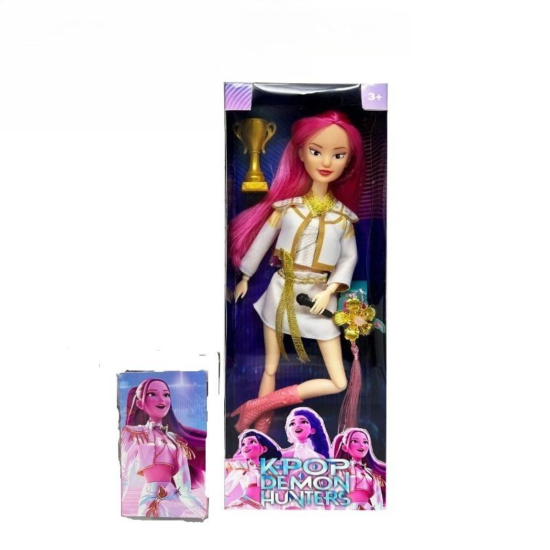 Neue Puppe Spielzeug Kpop Demon Hunter Actionfigur Spielzeug Rumi Mira Zoe schöne Prinzessin Baby Mädchen Puppe mit Musikfunktion Spielzeug Mädchen