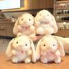 Net Red 4-inch Rabbit Plush Scarf Keychain Pendant