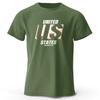 The US Logo Printed Unisexs Tshirt Fashion Cotton Tops Tees for Unisex Unisex Summer Casual Wear