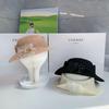 French Hepburn Elegant Top Hat Women's Spring and Autumn Thin Breathable Thousand Gold Wind Sun Hat Shade Sun Protection Hat