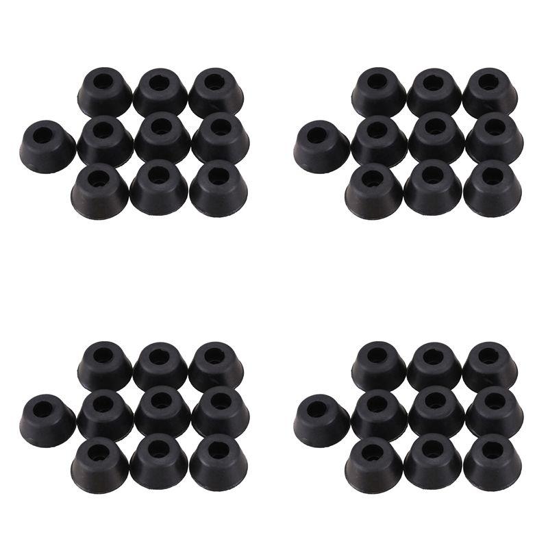 

ABWR-40 Pcs 21Mm X 10Mm Conical Recessed Rubber Feet Bumpers Pads Black чёрный