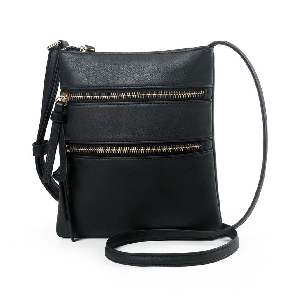 Women New Functional Multi Pocket Crossbody Bag Messenger Shoulder Bag