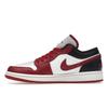 Air Jordan 1 Low White Gym Red Women Sneakers Black Sail DC0774-160