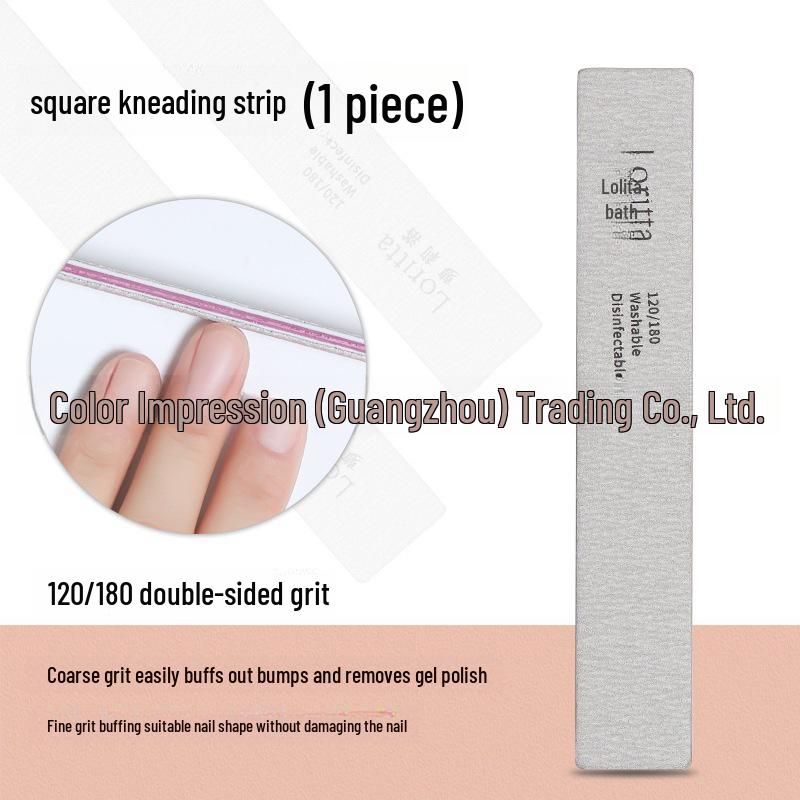 Pilă de unghii Lolita lavabilă, rezistentă la uzură: Bandă Abrazivă de Calitate Profesională pentru Salon pentru Îndepărtarea Ojei