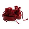 Luxurious Plush Drawstring Organizers Bag Elegant Plush Drawstring Storage Bag for Jewelry and Small Item Organization