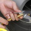 Car Inflatable Connector Practical Car Tire Inflator Valve Accessories Air Pump Clip Pure Metal Nozzle Quick Adapter Connector