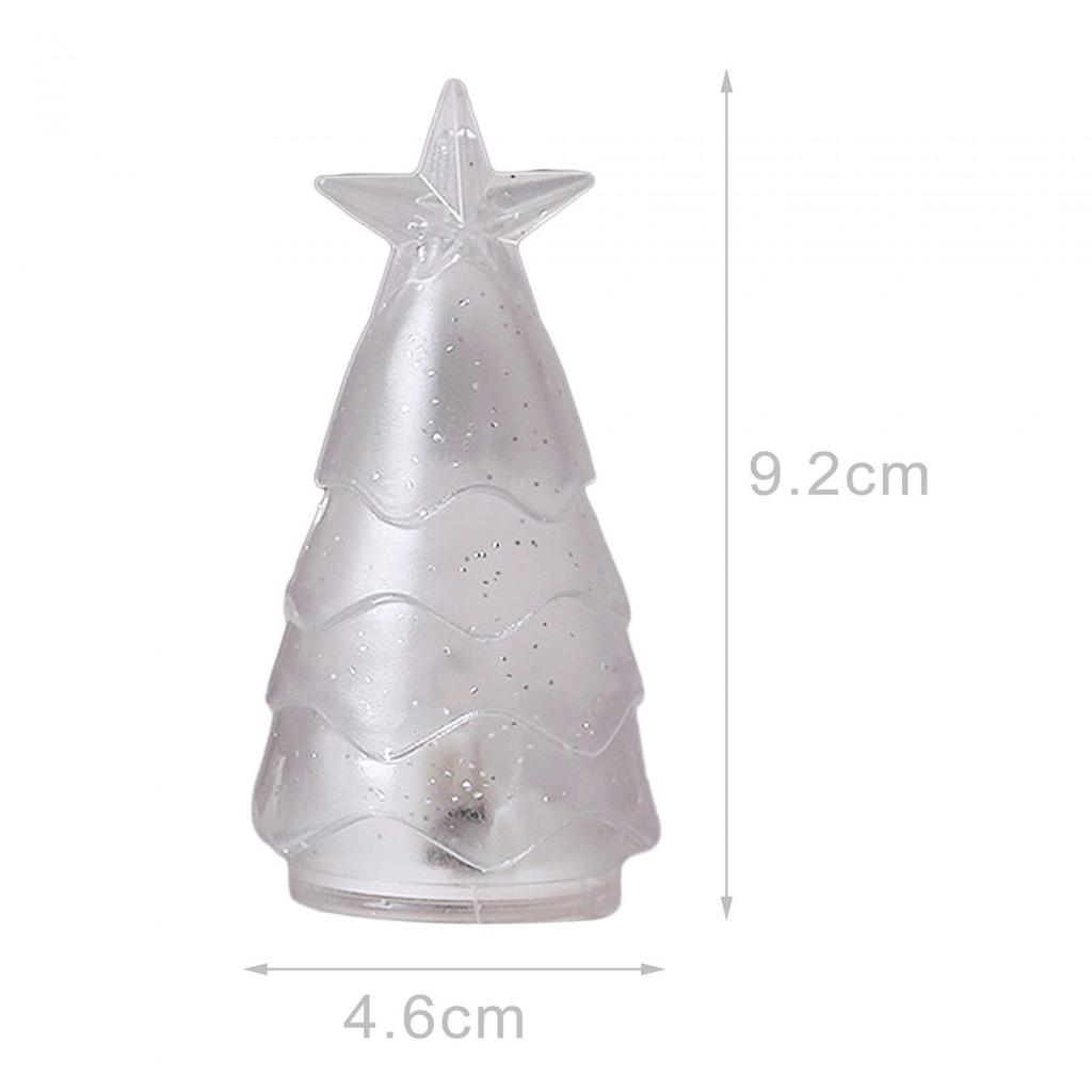 Christmas Tree Flameless Candle for Christmas Decoration Parties Fireplace