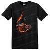 Grim Reaper Skull Dice T Shirt Gothic Horror Gamer Halloween Graphic Art Tee