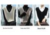 Women's 2024 Spring/Autumn Loose Cashmere V-neck Sleeveless Knit Vest