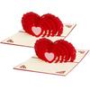 3D Creative Card Heart To Heart Anniversary Valentine Birthday Thank You Christmas Suitable Household Festival Party Supplies