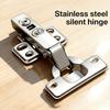 2 Pieces Cold Rolled Steel Hydraulic Cabinet Door Hinges - Soft Close Buffer Damper Ideal for Kitchen Cupboard Furniture Hardwar