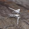Fish Shaped Open Ring for Men and Women, European and American Style Retro Vintage Vintage Fashion Personality Creative Hip-hop Trendy Ring