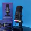 Microphone USB RGB à Réduction de Bruit pour Gaming, Streaming et Utilisation sur PC