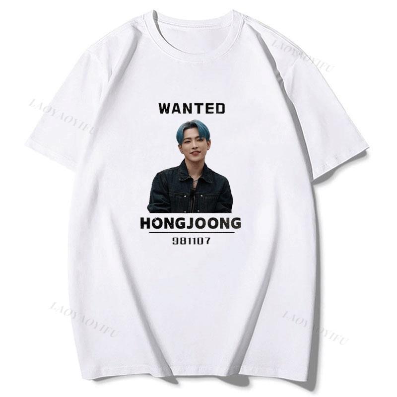 Korea Playera Kpop Hong Joong T Shirt Fashion Casual Funny 100 Cotton Short Sleeve Graphic Shirts Camisa Popular Top