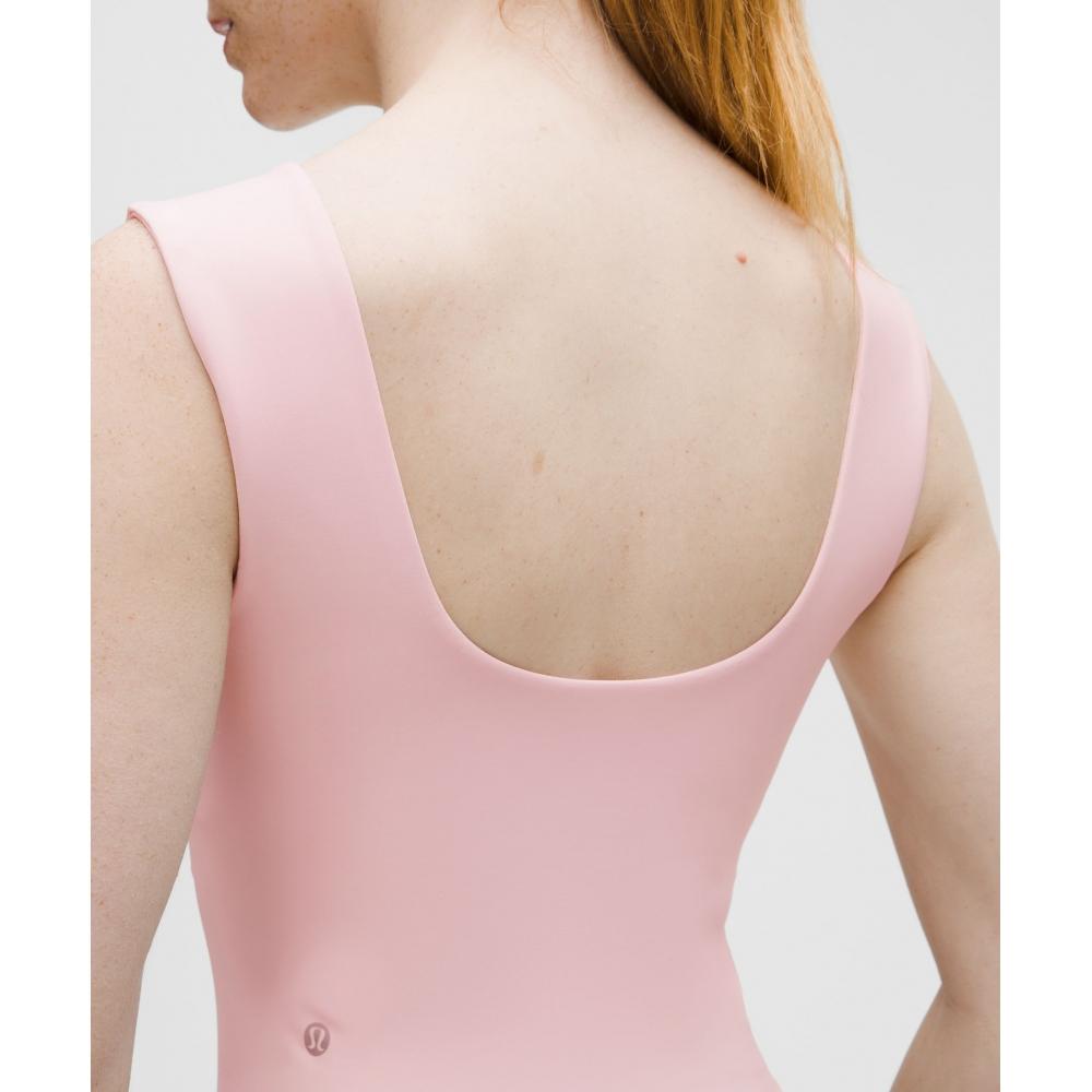 Lululemon WunDer Train WiDe Strap Tank Top  MeDium Support  B D Cups Blissful Pink