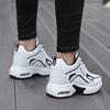 Autumn Low Cut Women's Shoes Fashion High Heels Wedge Platform Lace Up Casual Sneakers Breathable Comfortable Sport Shoes