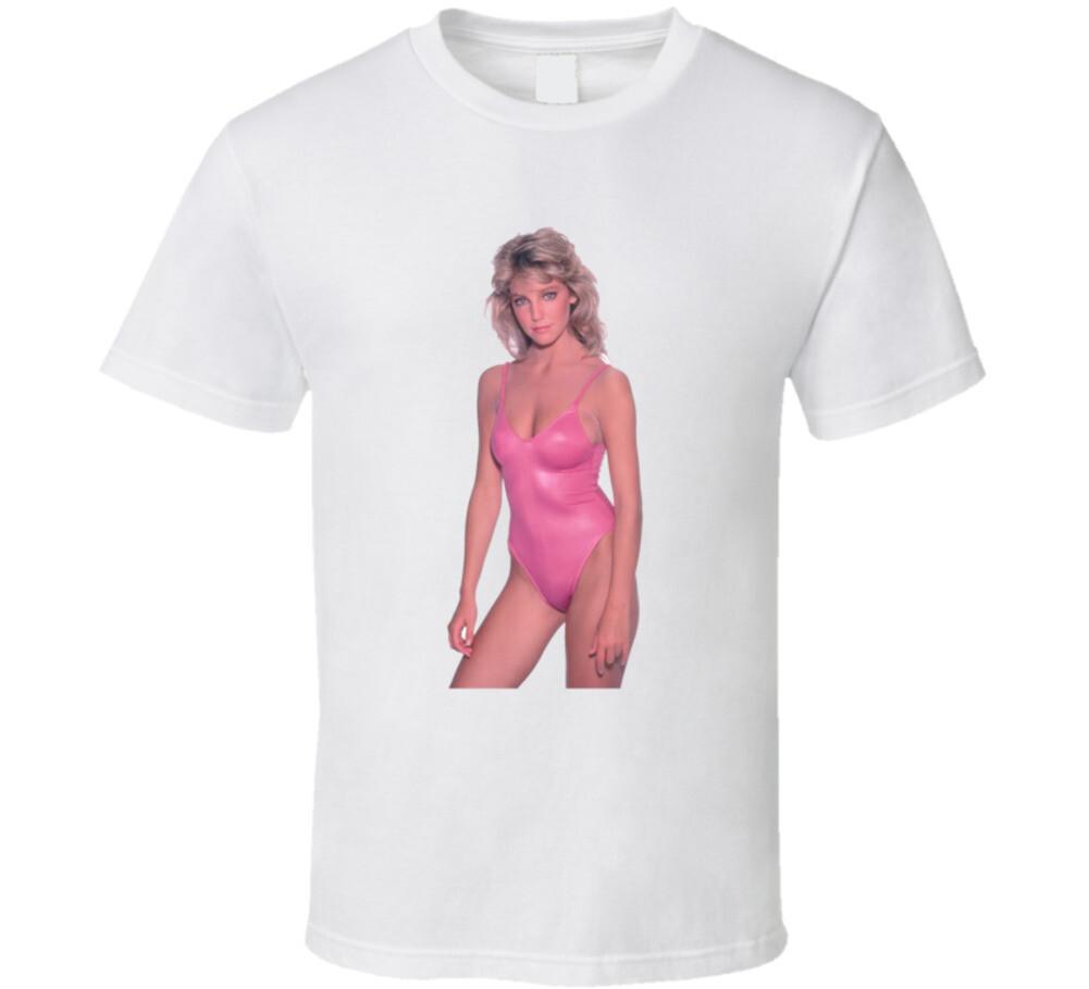 Heather Locklear Pink Bathing Suit T Shirt