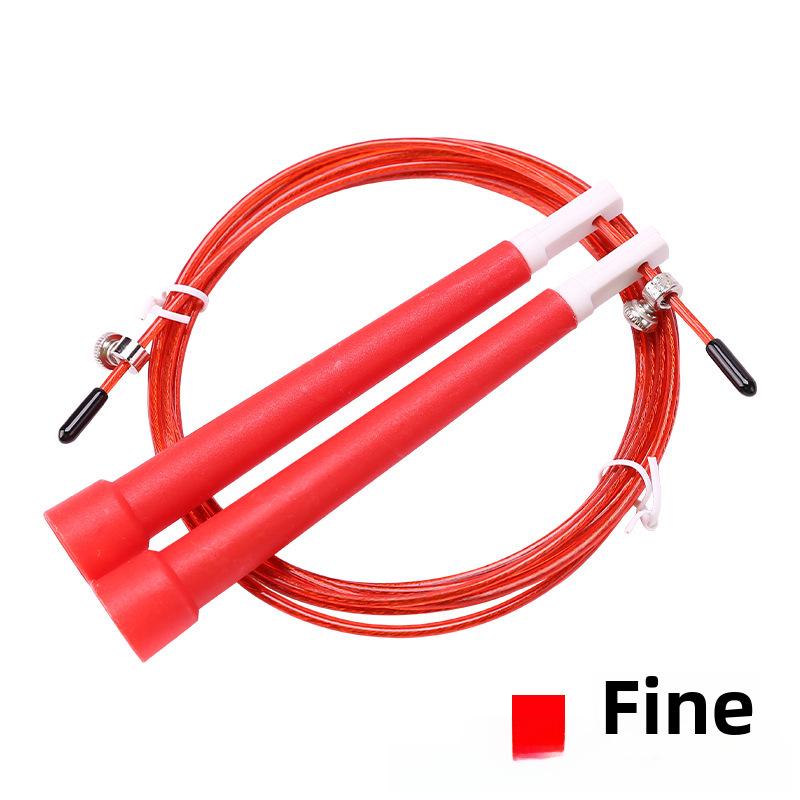 High-Speed Steel Skipping Rope for Students' Fitness and Exam Prep: Great for Indoor & Outdoor Use and Weight Training.
