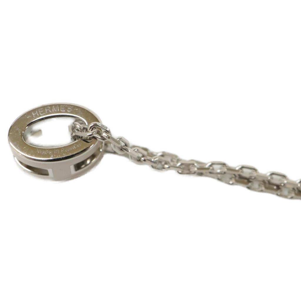 Hermes Excellent Condition Mini Pop Ash Necklace Marrons glacé/SVHardwareUsed