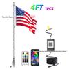 RGB Off-road Flagpole and Beach Atmosphere Light with Brake Function