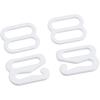 Clover (Clover) Clover Shoulder Strap Adjustment Parts Set, 10mm Width, Pack of 2, White, 26-008