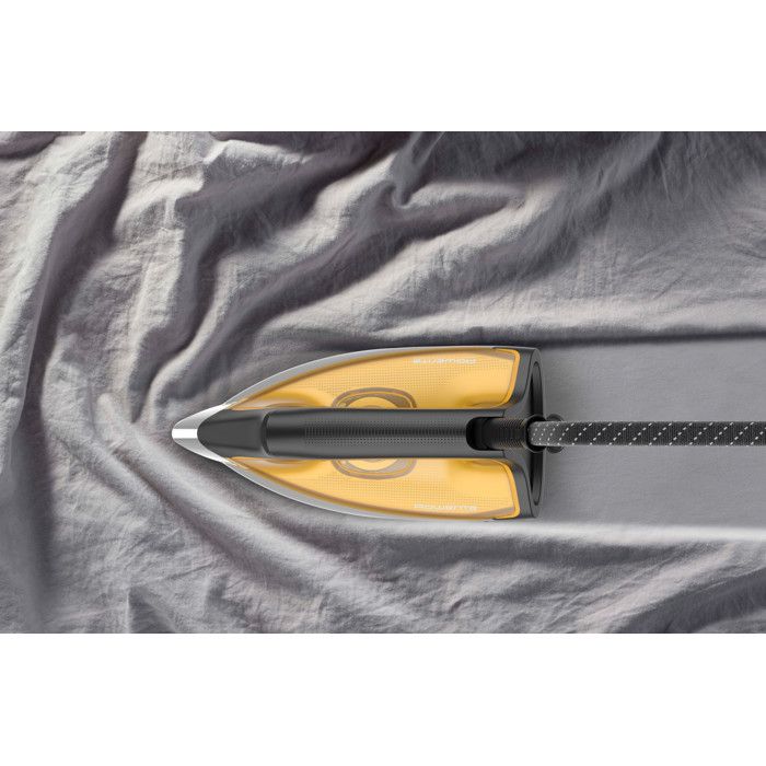 Centrale vapeur Rowenta DG7644 Compact Steam Pro 2200 W - Effet pressing 325 g/min - Capacité 1,1 l - Noir/jaune