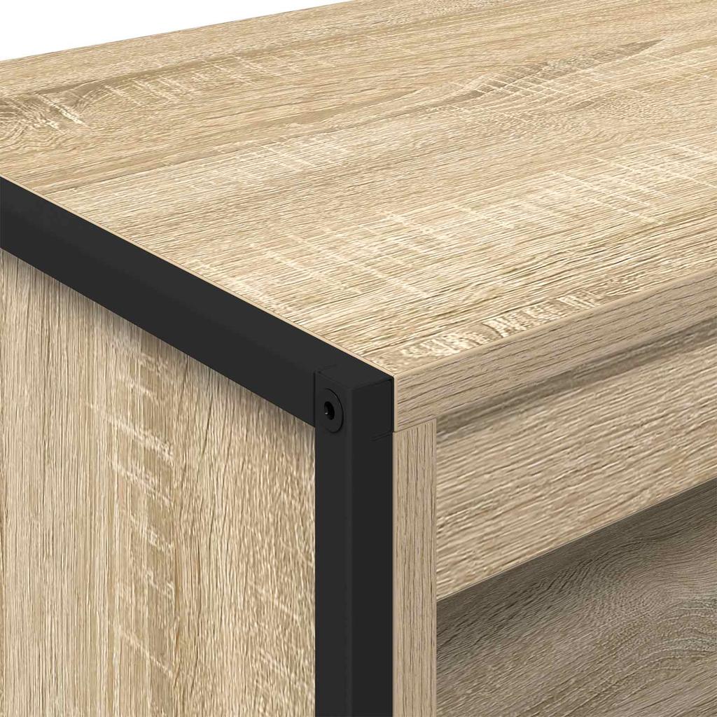 Tall Cabinet in Sonoma 79 x 36 x 200 cm Particleboard