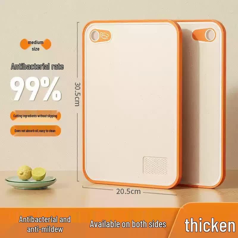 Abdo Double-Sided Antibacterial Plastic Cutting Board