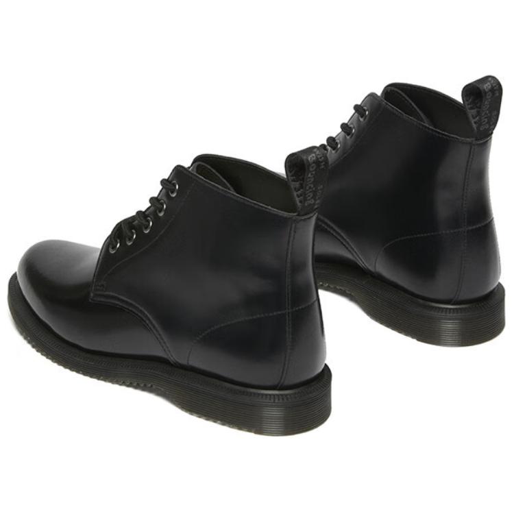 Dr. Martens Leather Comfortable Commuting Boots Unisex Boots Black 32219001