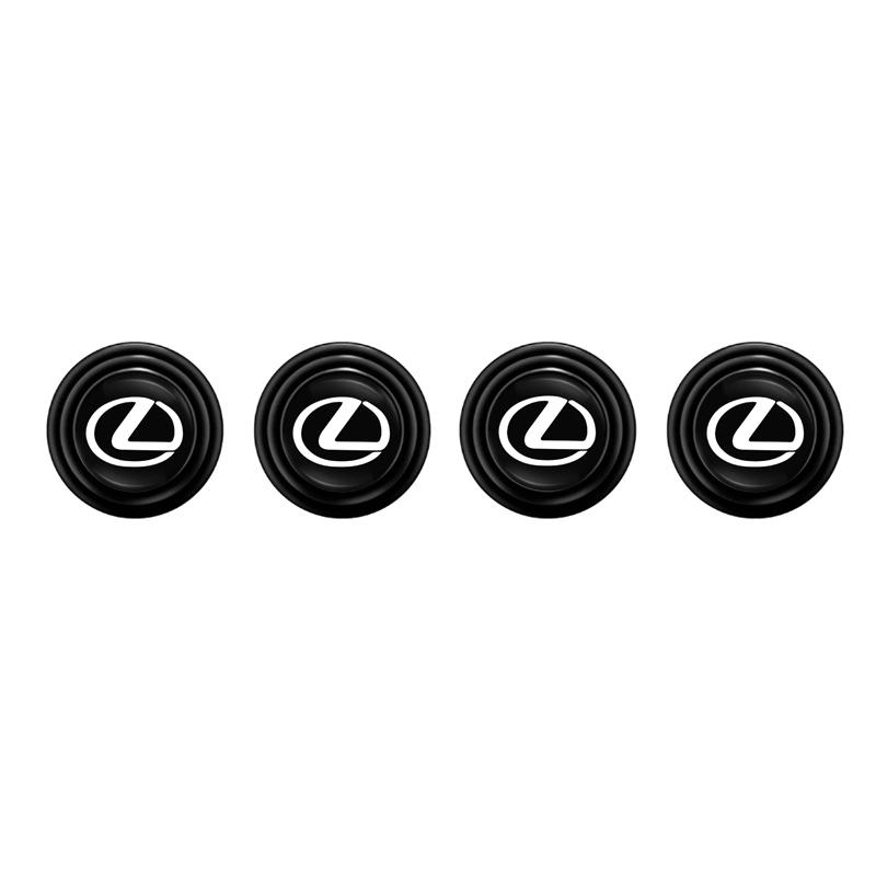

Car Door Shockproof Gasket Shock Absorbing Buffer Pad Sticker Tire Valve Cap For Lexus F Sport ES LM GS IS NX RX LX IS250 IS430