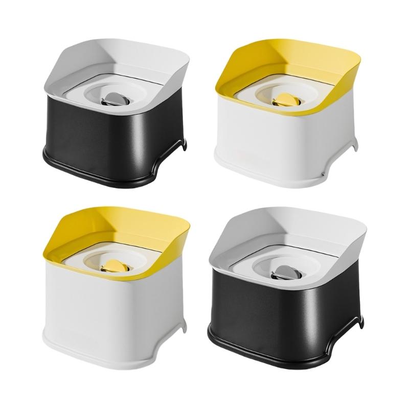 Spill-Resistant Pet Water Bowl Spill Proof Wide Drip Proof Large Capacity 1L/2L Easy to Clean