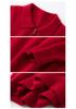 Women's Polo Neck Half-Zip Cashmere Sweater - Light, Elegant, Long Sleeve Pullover for Autumn/Winter.