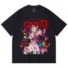 230 Gsm 100% Cotton Demon Slayer V72 Nezuko Print Unisex Heavy Cotton T Shirt
