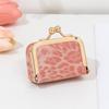 New Exquisite Leopard Print Diamond Ring Jewelry Bag Ring Necklace Earrings Jewelry Storage Box Mini Lipstick Bag Change Bag