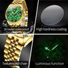 Fashion Quartz Watch Gift Stainless Steel Watchband Round-dial Wristwatch Calendar Luminous Small Second