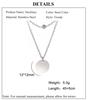 Cazador Double Layer Chain Necklace for Women Stainless Steel Round Dics Pendant Beads Chain Minimalisst Jewelry Fashion Choker
