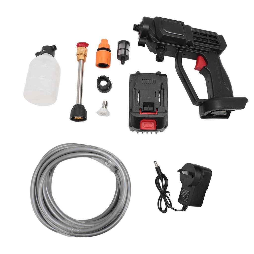 30bar Cordless Pressure Washer Rechargeable Portable Cordless High Pressure Water Gun 100‑240V AU